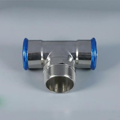 Штуцер нержавеющей стали штуцеров 1.6MPa прессы профиля DVGW/WRAS m соединяя